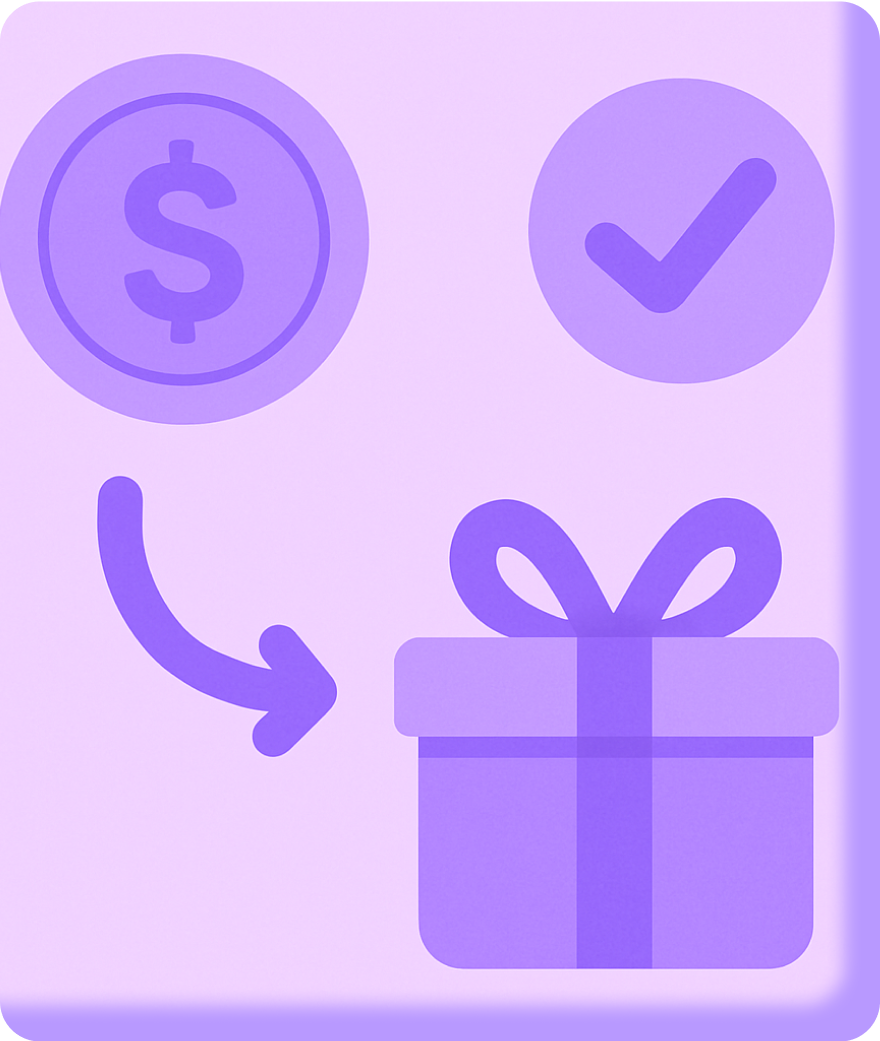 Donation turns into a gift